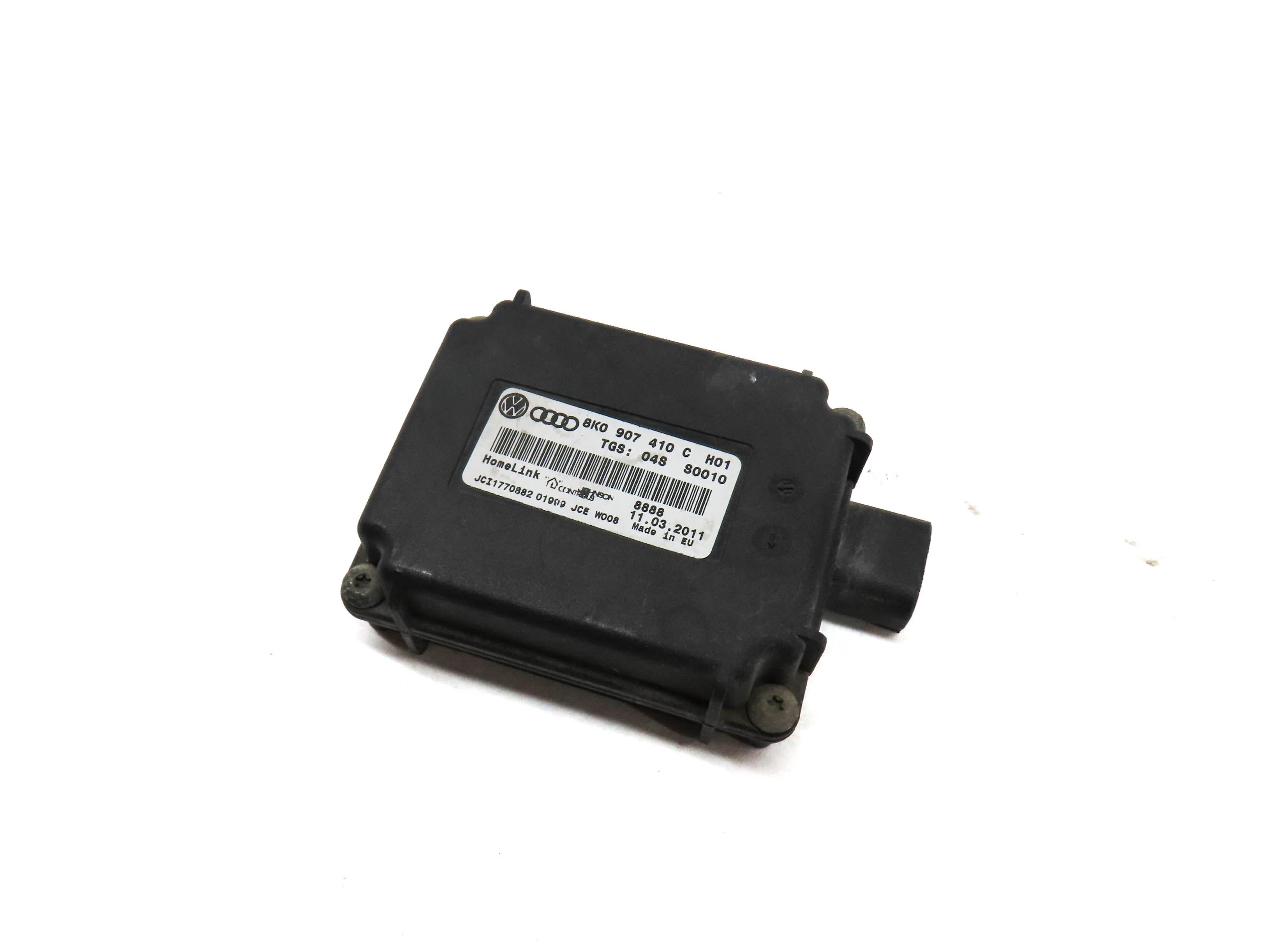 2008-2012 AUDI A4 S4 A5 Q5 Q7 (B8 8K 8T 8R 4L) HOMELINK GARAGE DOOR GATE MODULE — exact item pictured